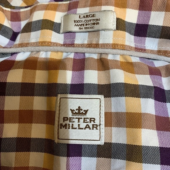 Large men's Peter Millar button down shirt - Picture 8 of 9